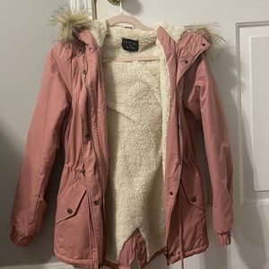 Brand new soft and cozy jacket, pastel pink